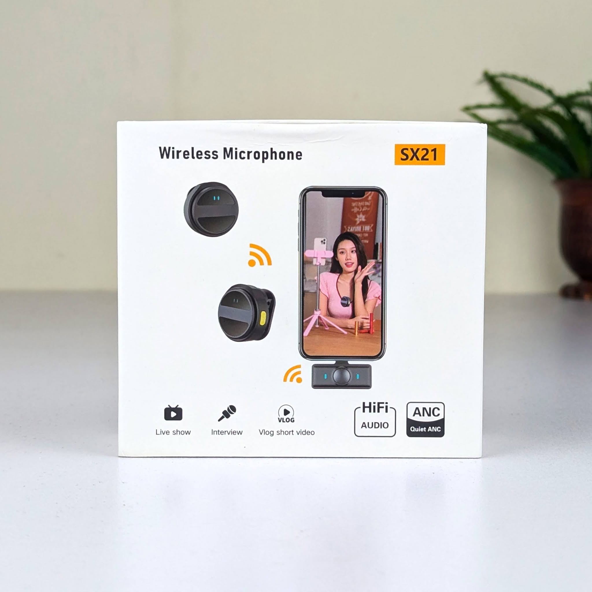 SX21 Mini Wireless Microphone ANC
